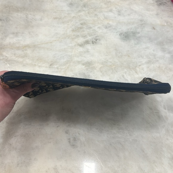 Vintage Dior Canvas Zip Pouch/Clutch - Picture 5 of 16